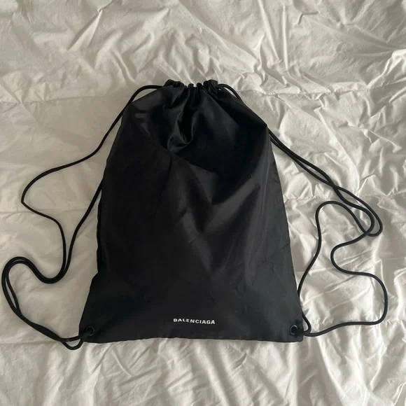 Balenciaga | Bags | Balenciaga Nylon Drawstring Backpack  display picture 2